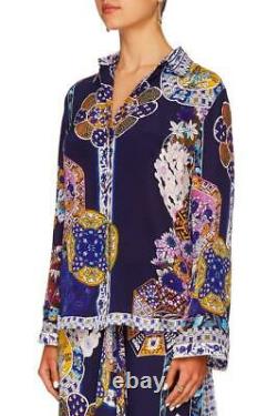CAMILLA Star Gazer Long Sleeve Shirt Blouse Top XL Regular Fit 16 cost RRP $499
