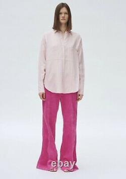 CANDY CRUSH CELINE PINK PLEATED DETAILS BLOUSE TOP (42), Phoebe Philo 2017