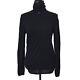 Chanel 98a #38 Turtleneck Long Sleeves Knit Tops Black Italy Authentic 01039