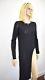 Chanel Black Viscose Long Classic Fancy Long Sleeve Top Size 40/6 On Sale Sy
