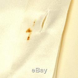 CHANEL Vintage CC Logos Long Sleeve Tops Shirt Ivory #40 Authentic AK36846c