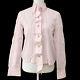 Chanel Vintage Cc Logos Long Sleeve Tops Shirt Pink #38 Authentic Ak36825d
