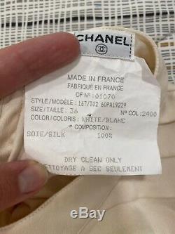 CHANEL Womens Long Sleeve Crop Top Size 36 100% Authentic France