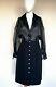Christian Dior Black Vintage 80's Dress With Sheer Top Uk12 Eur46