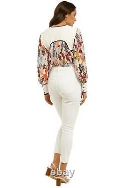 CMEO With Or Without Top in Cream Long Sleeve Size 6