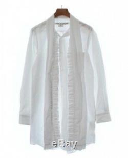 COMME des GARCONS Tops Blouse Shirt White Long sleeve Cotton Stylish Cool Women