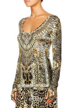 Camilla Franks BNWT Spirit Animal Long Sleeve Top Size 8 RRP $289 Save $50