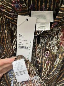 Camilla Franks Raglan Button Up Shirt top Blouse Jewel Of Jupiter M UK 12 14