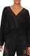 Camilla Xl Dripping In Deco Black Dolman Sleeve Jersey Top L/s Gold Beaded $399