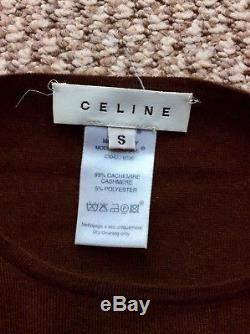 Celine Cashmere Long Sleeve Top/ Jumper Size S