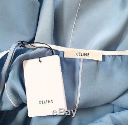 Celine Fall 2015 Long Sleeve Silk Blouse Top (fr40) Nwt