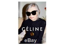 Celine Navy Ribbed Wool Long Sleeved Knit Top As Seen On Joan Didion