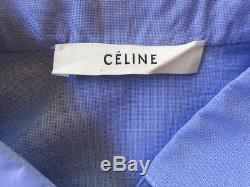 Celine Phoebe Philo Chambray Long Sleeve Button Down Shirt Top Size 36
