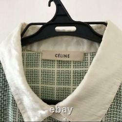 Celine Silk Wool Blouse Shirt Size 40 Phoebe Philo