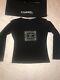 Chanel Black Pull-over Long Sleeve Top Womens Size Xs