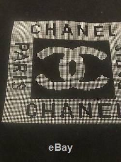 Chanel Black Pull-Over Long Sleeve Top Womens Size Xs