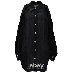 Chanel Blouse Shirt Black 182933