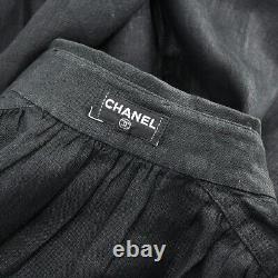 Chanel Blouse Shirt Black 182933