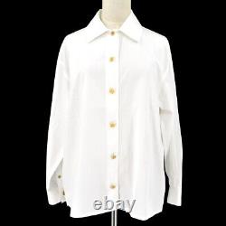 Chanel Blouse Shirt White 58758