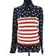 Chanel Long Sleeve Shirt Tops Navy 08p #34 99883