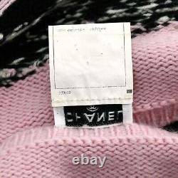 Chanel Sweater Pink 95A #38 111286