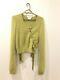 Christian Dior Boutique Paris Green Knit Long Sleeve Top Jumper Made In Italy
