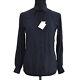 Christian Dior Front Ppening Long Sleeve Shirt Tops Black Silk #s Auth Ak40268