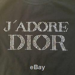 Christian Dior J'adore Dior Black Long Sleeve Top UK10