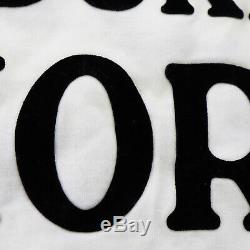 Christian Dior Logos Long Sleeves Tops White Cotton Vintage Italy Auth #AA500 M
