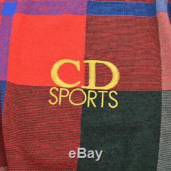 Christian Dior Sports #L I5L0302 Long Sleeve Tops Sweater Red 100% Wool AK41311