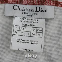 Christian Dior Trotter Long Sleeve Tops Brown Nylon USA 6 France Auth #N19 M
