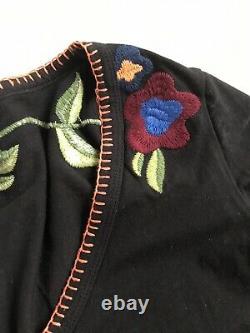 Christian Dior Vintage 2003 Gypsy Folk Embroidered Sleeved Top UK12 Insta Rare