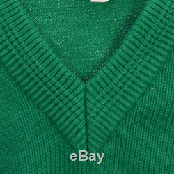 Christian Dior Vintage Logos Long Sleeve Shirt Tops Green Sweater AK31469g