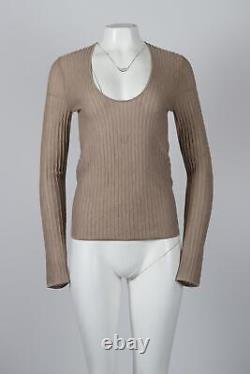 Co Ribbed Cashmere Top Medium