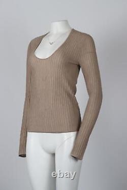 Co Ribbed Cashmere Top Medium