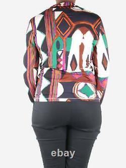 Colville Multicolour printed turtle neck long-sleeve top size L