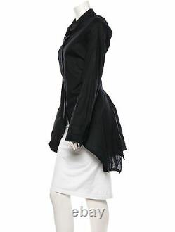 Crazy Cool $1,710 New Asymmetrical Ann Demeulemeester Black Top