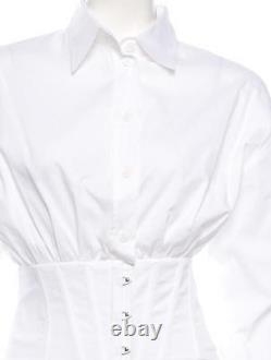 Crazy Cool, Sold Out, New Jean Paul Gaultier Femme White Cotton Bustier Top