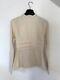 Cream Long Sleeved Top By Proenza Schouler, Size 4 Us