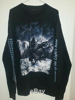DISSECTION storm of the lights bane tour top long sleeve top XL 1996 vintage