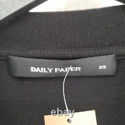 Daily Paper Women's Top XS Black 100% Cotton Long Sleeve Basic