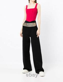 Dion Lee Pointelle Corset Long Sleeve Top Size S