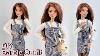 Diy Barbie Doll Outfit Dress U0026 Long Sleeve Top How To Make Trendy Clothes For Barbie Dolls