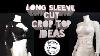 Diy Cut Clothing Long Sleeve Cut Crop Top Ideas