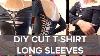 Diy Long Sleeve Cut T Shirt Design