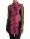 Dolce&gabbana Women Pink Black Blouse Nylon Floral Print Long Sleeve Top It 48 L
