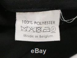 Dries Van Noten Long Sleeve Black Shirt Blouse Top with Ruffle Detail Size 36