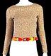 Emilio Pucci Multi-color Geometric Jersey Cropped Long Sleeve Top 42
