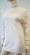 Equipment Femme Cream Cashmere Polo Neck Long Sleeve Jumper Sweater Top S/p