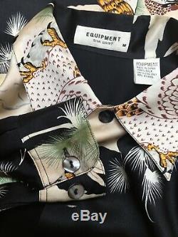 Equipment SUMPTUOUS blouse shirt top 100% silk long sleeve M SEXY
